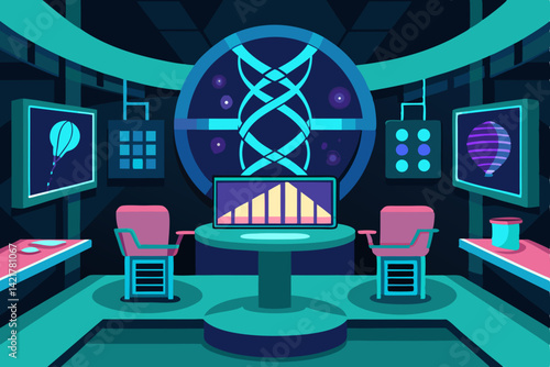 3d render of a modern living room