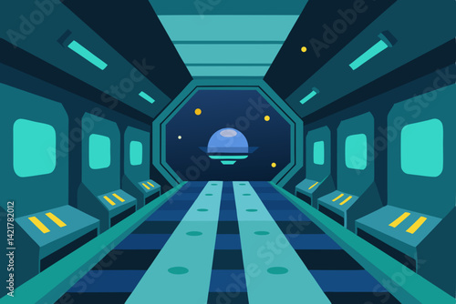 subway train in motion