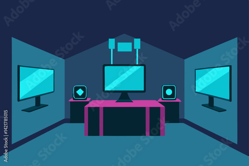 lcd tv with a tv