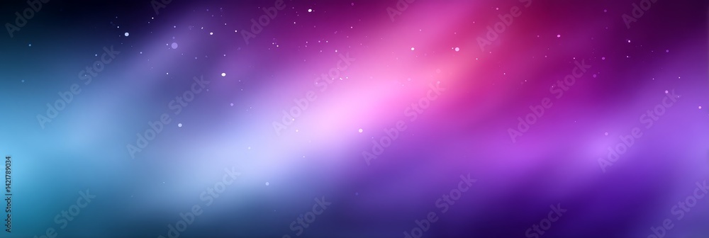 Obraz premium Abstract Purple and Blue Nebula Background - Cosmic swirls, ethereal glow, dreamy ambiance, vibrant hues, celestial design. Symbolizing: mystery, serenity, infinity, imagination, dreams