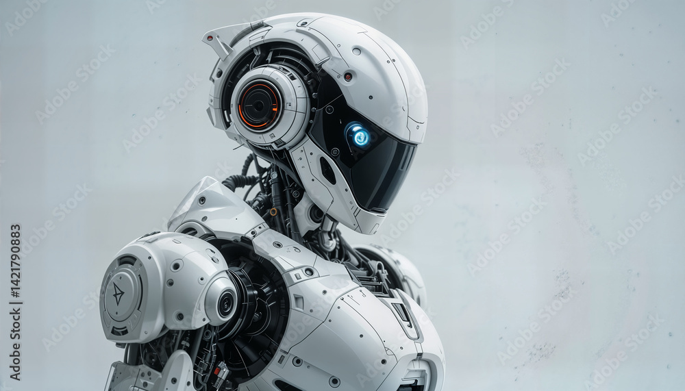 Modern Futuristic Robot with Advanced Design Modern Futuristic Robot with Advanced Design