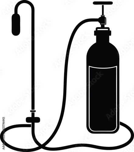 vector illustration of a gas pump