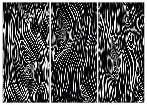 Obraz na płótnie Wood texture. Clack wooden plank, cutting board, floor or table surface. Striped fiber textured background. Retro tree surface pattern in coloring style w salonie