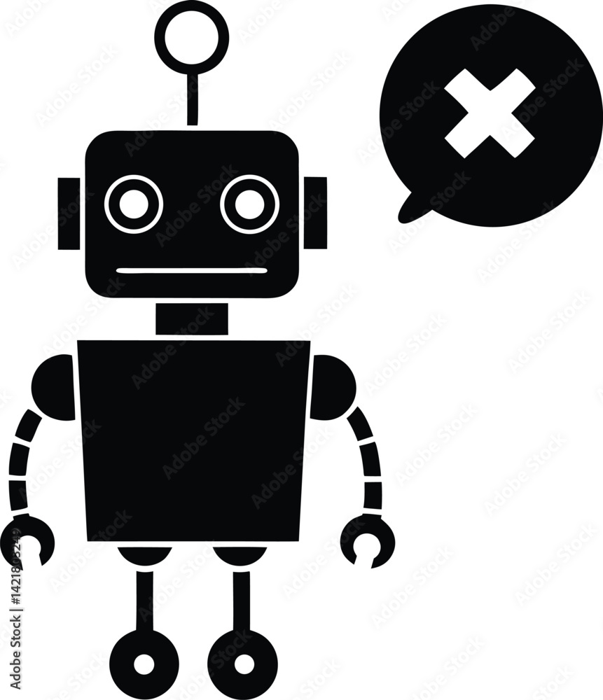 blue robot with blank sign blue robot with blank sign
