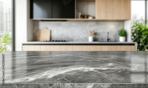 Modern kitchen countertop