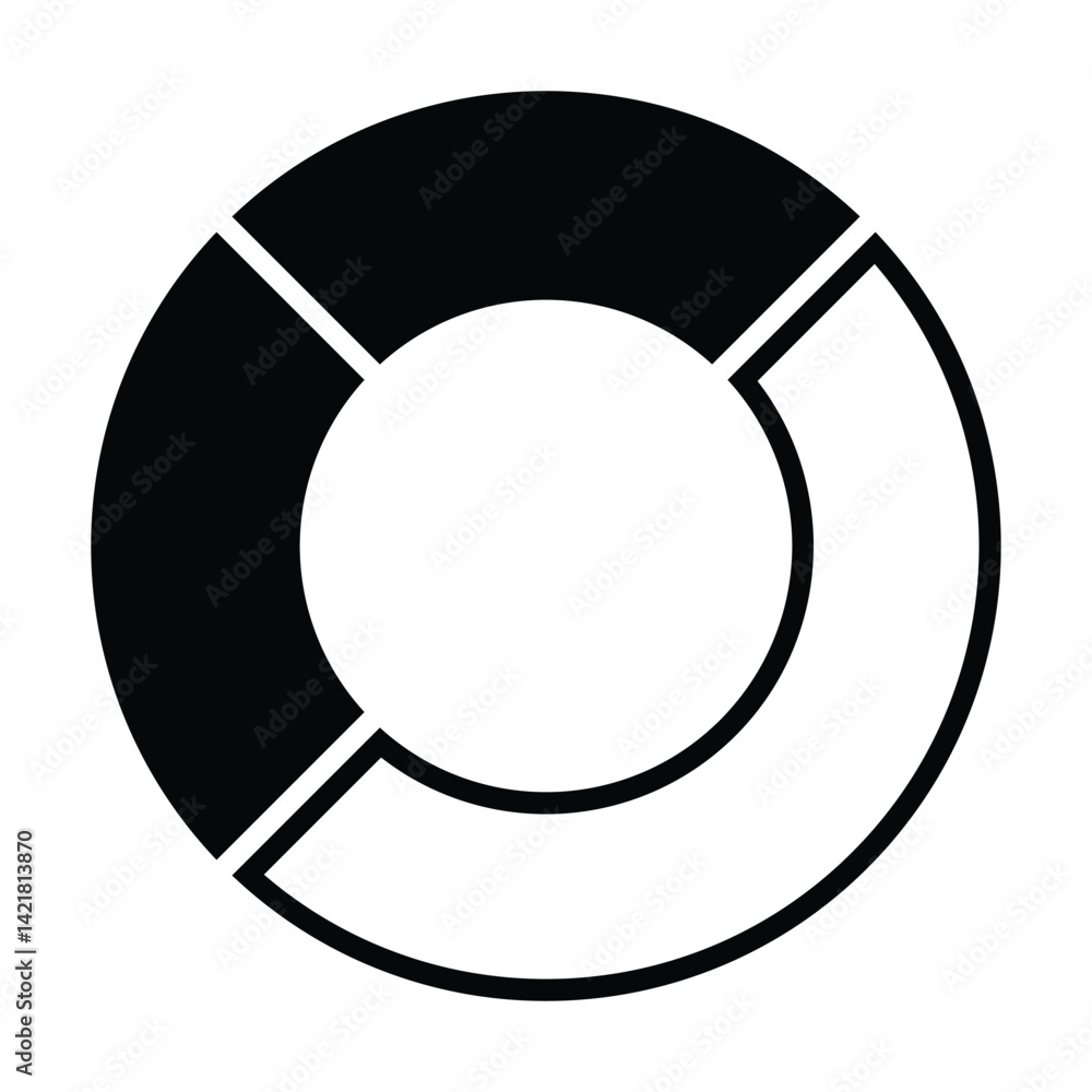 Vector Chart Collection with Pie and Line Designs Vector Chart Collection with Pie and Line Designs