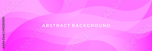 Obraz na płótnie A modern purple abstract background with smooth flowing curves and overlapping gradient shapes. The design features a clean and minimalistic aesthetic, ideal for presentations, banners, websites, and w salonie