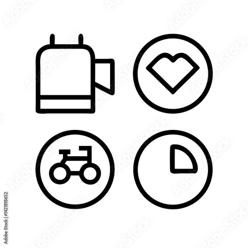 Simple Set of Sleep Related Vector Line Icons. Contains such Icons as Insomnia, Pillow, Sleeping Pills and more. Editable Stroke. 48x48 Pixel Perfect.
