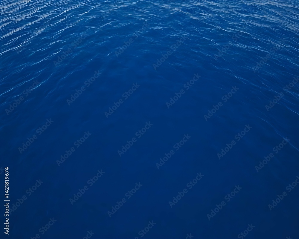 Obraz premium Deep Blue Ocean Water Texture Abstract Background Image