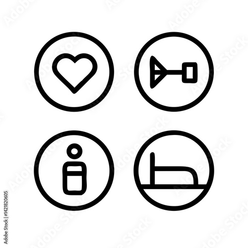 Simple Set of Sleep Related Vector Line Icons. Contains such Icons as Insomnia, Pillow, Sleeping Pills and more. Editable Stroke. 48x48 Pixel Perfect.
