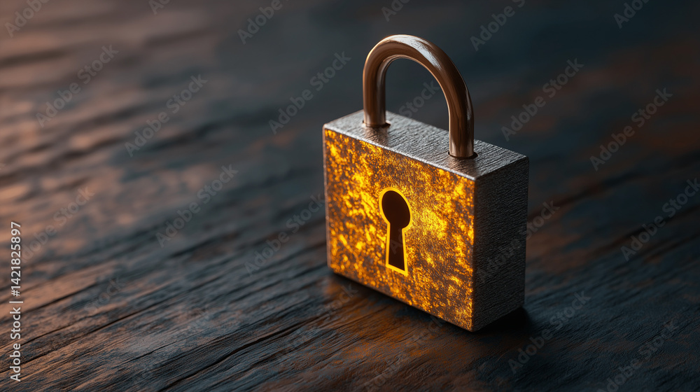 Fototapeta premium Cybersecurity threats and regulations protecting digital assets global cyber landscape visual content