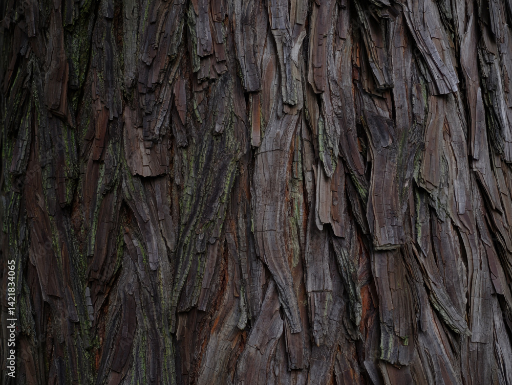 Detailed Texture of Grey and Brown Tree Trunk Bark Detailed Texture of Grey and Brown Tree Trunk Bark