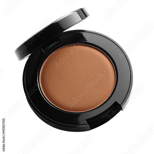 Makeup compact isolated on transparent background.