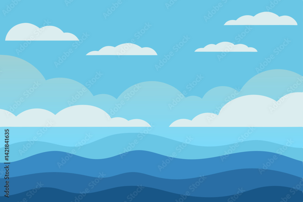 blue sky and sea blue sky and sea
