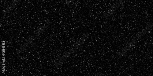 Terrazzo paper texture Black background. Scattered pixelated mosaic with random shapes. Artistic modern abstract texture with small fragmented shapes. Digital noise pattern.