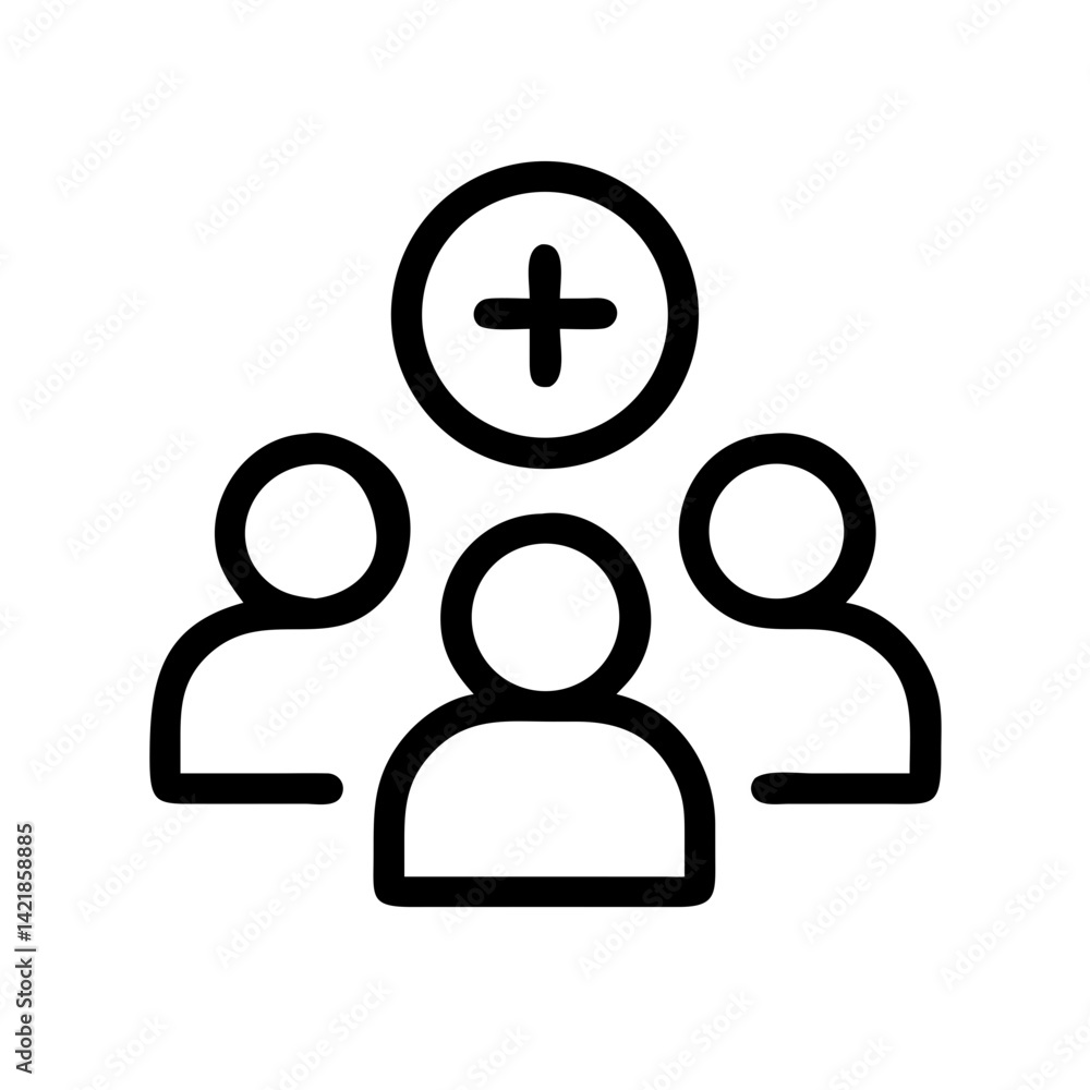 healthcare team icon on transparent background for apps and websites healthcare team icon on transparent background for apps and websites