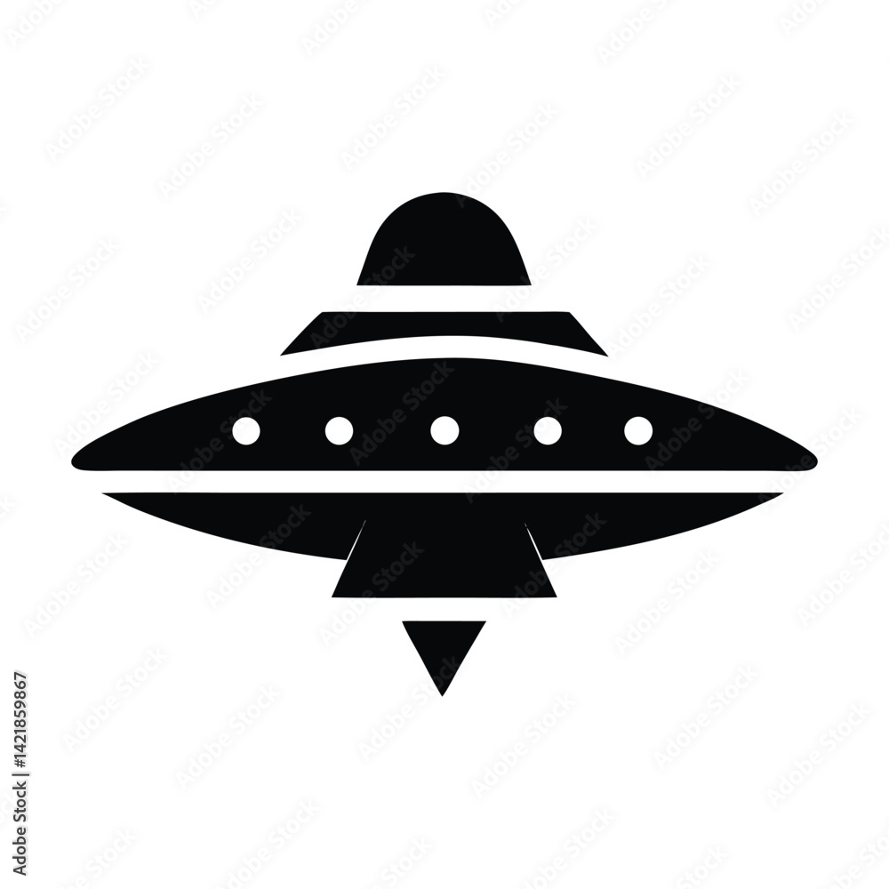 Space ship vector icon Space ship vector icon