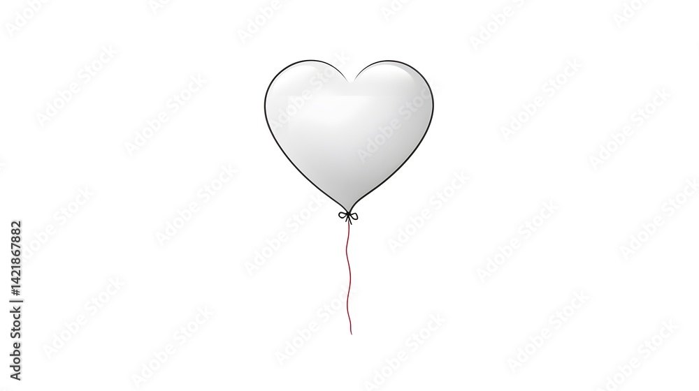 Minimalist Decor: Single Line Balloon Shape Creative Design for Aesthetic Interior Decor Minimalist Decor: Single Line Balloon Shape Creative Design for Aesthetic Interior Decor