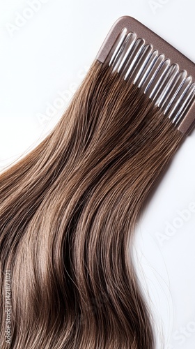 Wallpaper Mural High quality smooth brown hair texture for beauty and fashion uses Torontodigital.ca