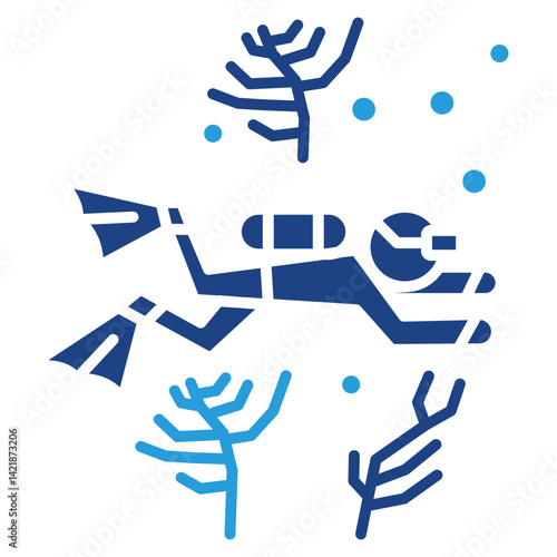 Underwater Tour Icon