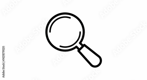 Wallpaper Mural Magnifying Glass Icon for Search and Discovery Purposes Torontodigital.ca