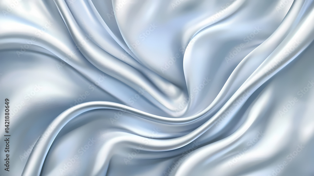 Flowing silvery fabric creates draped texture and soft abstract shapes in smooth, luxurious background. Moonshadow Fabric. Illustration Flowing silvery fabric creates draped texture and soft abstract shapes in smooth, luxurious background. Moonshadow Fabric. Illustration