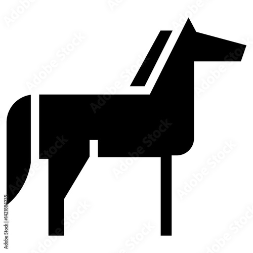trojan vector icon