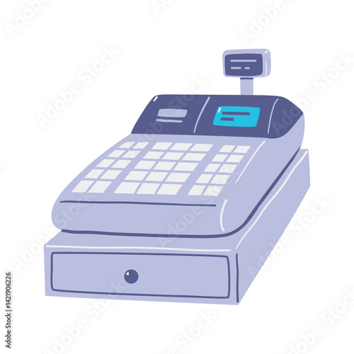 Cash Register Illustration