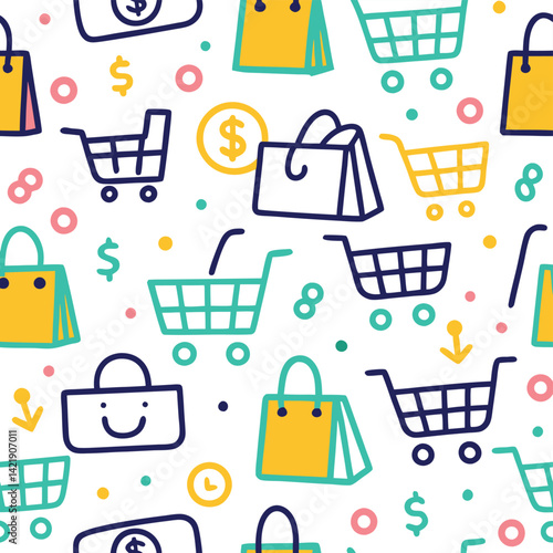 Cute Shopping Pattern (1)