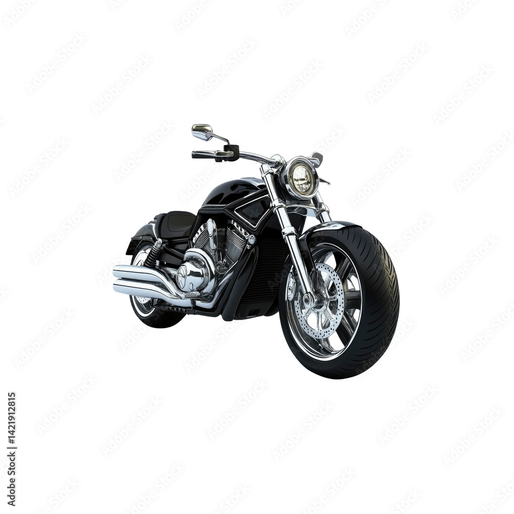 Sleek Black Custom Cruiser Motorcycle - Powerful and Stylish Ride Sleek Black Custom Cruiser Motorcycle - Powerful and Stylish Ride