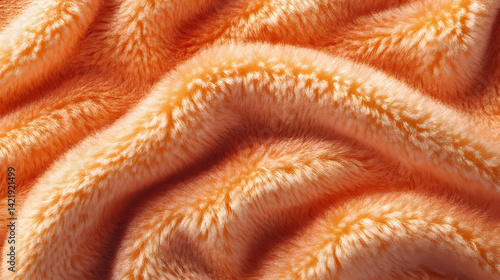 Fluffy fleece texture. Nebular Wrap. Illustration