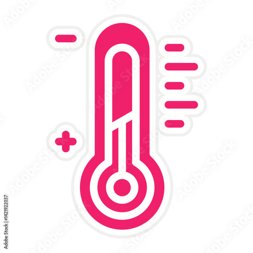 Vector Design Thermometer Icon Style
