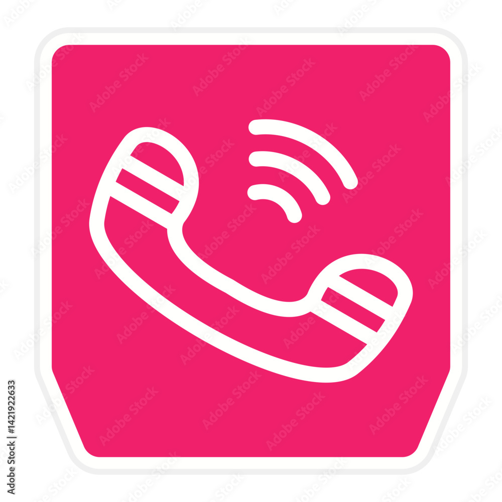 Vector Design Phone Call Icon Style Vector Design Phone Call Icon Style