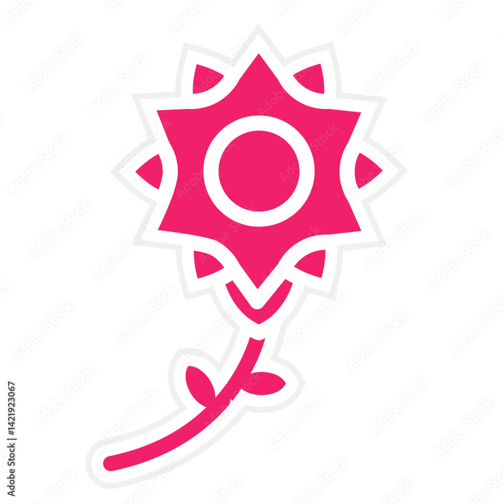 Fototapeta premium Vector Design Flower Icon Style