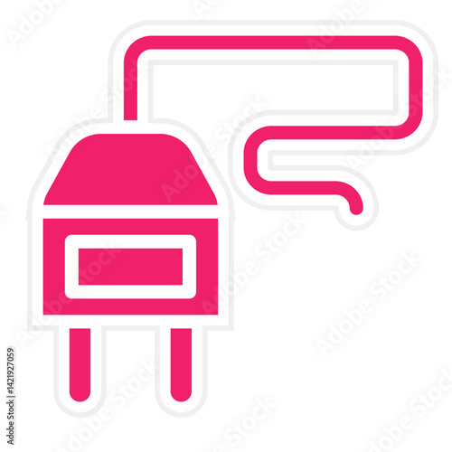 Vector Design Power Plug Icon Style