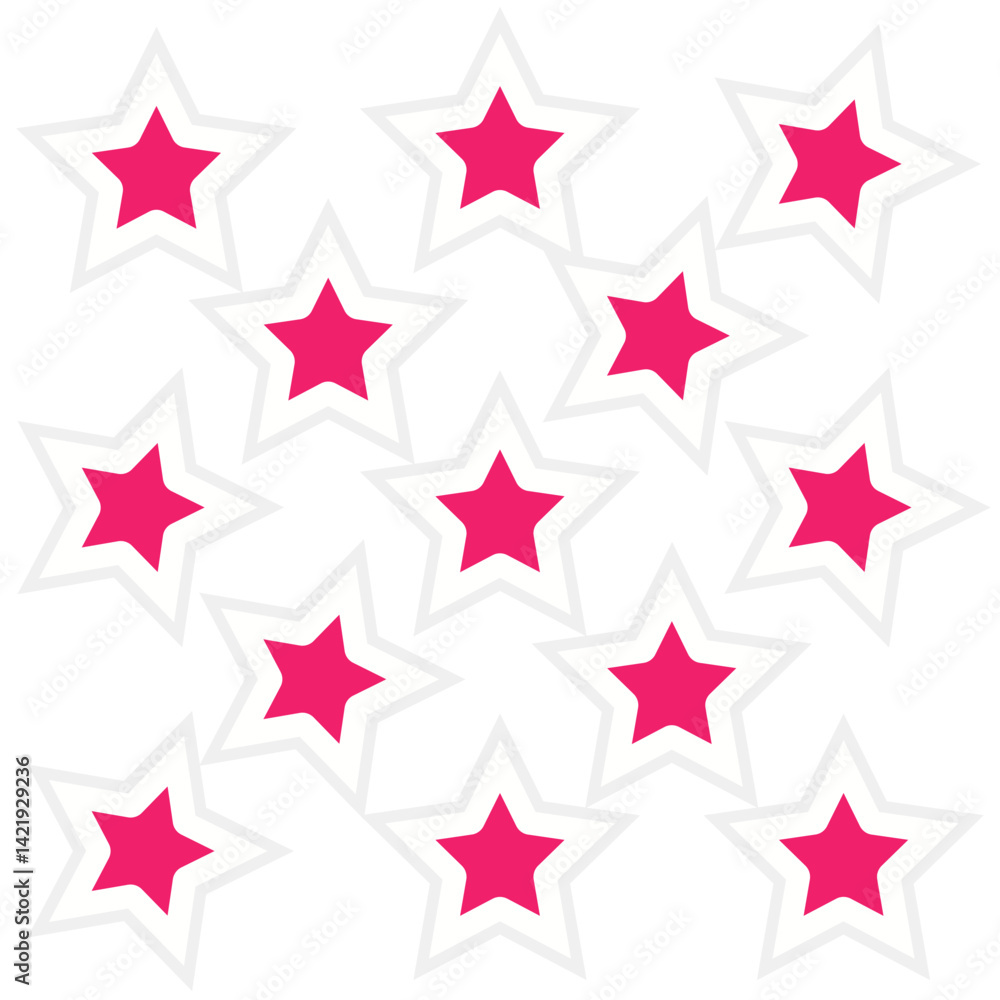 Obraz premium Stars Icon Style