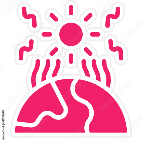 Greenhouse Effect Icon Style