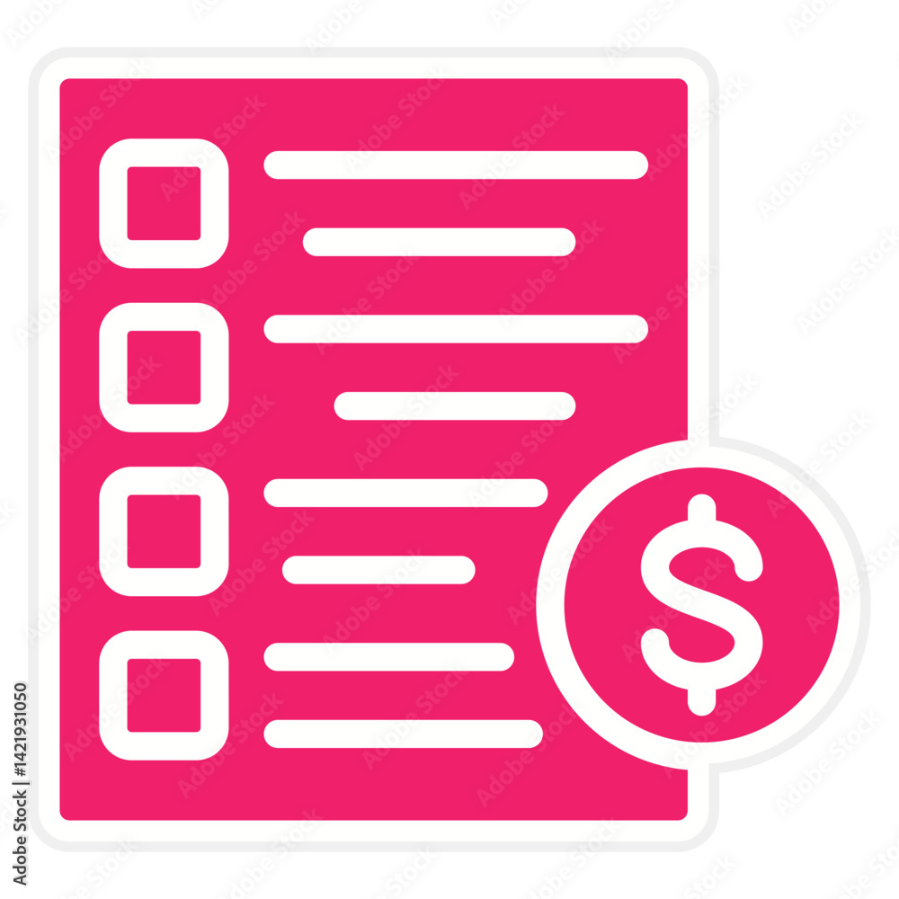 Price List Icon Style Price List Icon Style