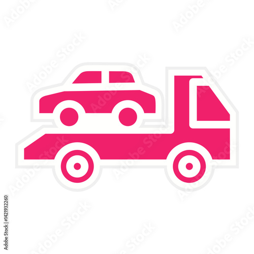 Car Shift Icon Style
