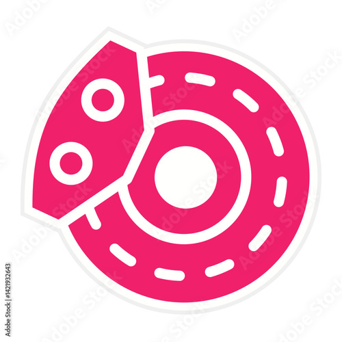 Brake Disc Icon Style