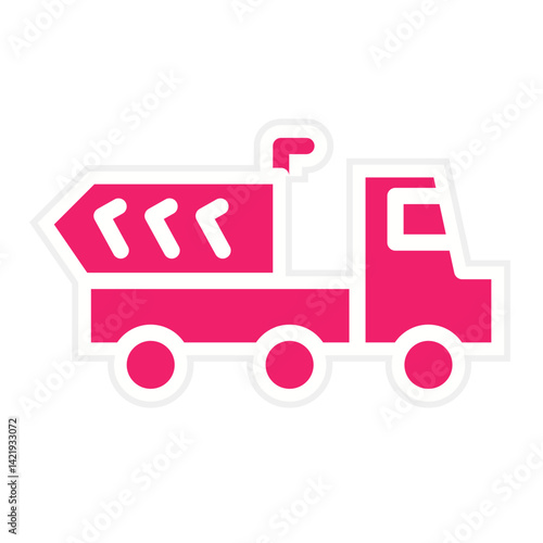 Dump Truck Icon Style