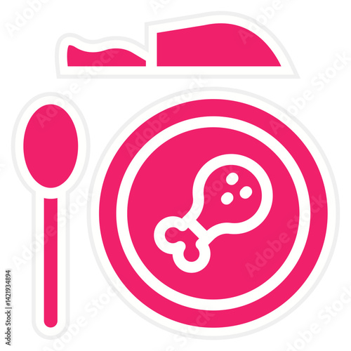Dinner Icon Style