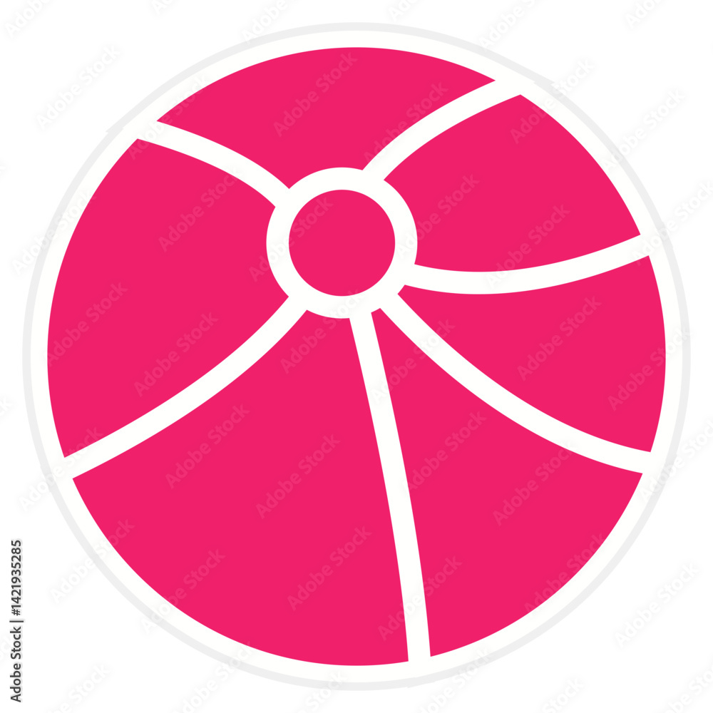 Beach Ball Icon Style Beach Ball Icon Style