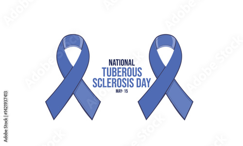 National Tuberous Sclerosis Day. background, banner, card, poster, template. Vector illustration.