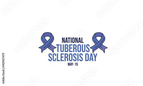 National Tuberous Sclerosis Day. background, banner, card, poster, template. Vector illustration.