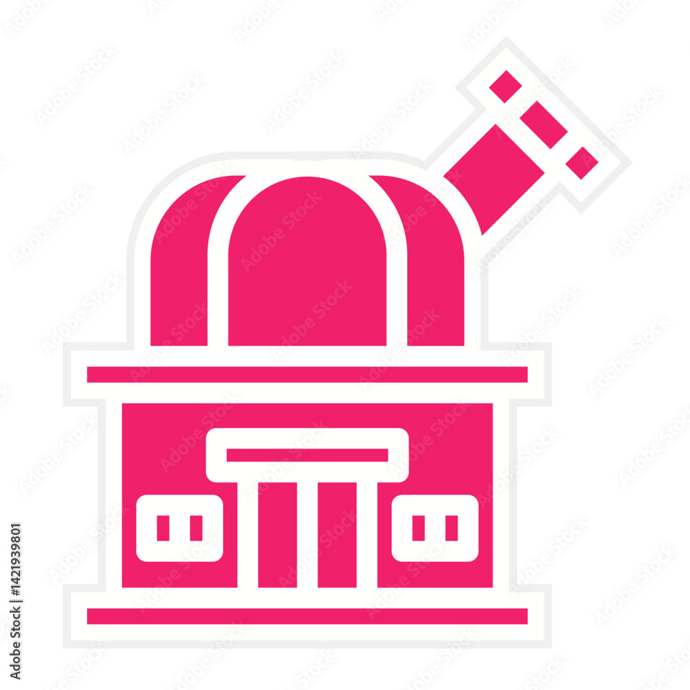 Observatory Icon Style Observatory Icon Style