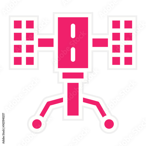 Hubble Telescope Icon Style