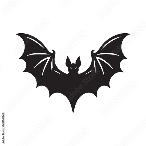 Wallpaper Mural Stylized Bat Silhouette Icon
 Torontodigital.ca