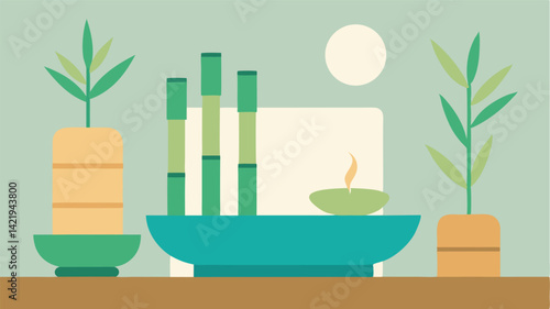 creative workspace with large windows and greenery