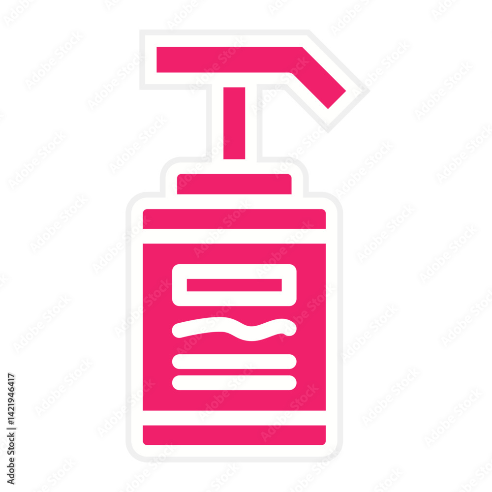 Obraz premium After Shave Icon Style